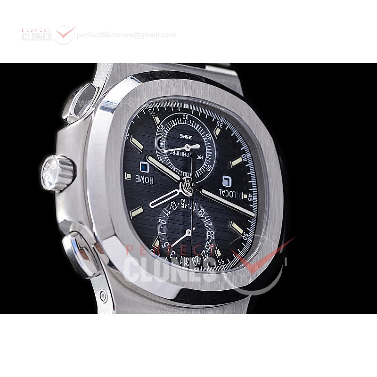 PP 5990 103S PPF Nautilus 5990 Travel Time Chronograph SS SS