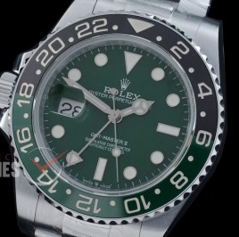 0 0 0 0 0 0 0 0 0 0 0 RLGS00726W QF 904L Steel GMT 126729VTNR Lefty Sprite SS/SS Oyster Green DD 3285 CHS Free Sprung - Extra Weighted 