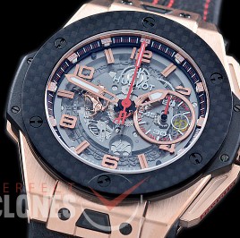 0 0 HB45-006 Big Bang Unico Ferrari Limited Edition RG/CF/LE Black A-7750 