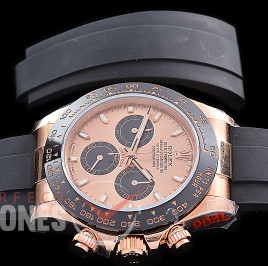 0 0 0 RLDFR-4130-855RW QF V3 904L Steel Daytona 116515LN RG/CER/RU Rose Gold Sticks 4130 Superclone - 72 Hours Power Reserve Movement / Extra Weighted 