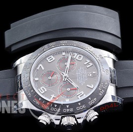 0 0 0 RLDS-4130-888R QF V3 904L Steel Daytona 116519LN SS/CER/RU Grey Numeral 4130 Superclone - 72 Hours Power Reserve Movement 