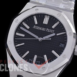 AP15510-012 ZF AP15510ST 50th Anniversary Royal Oak Automatic SS/SS Black Asian Clone Calibre 4302 28800bph