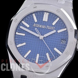 AP15510-014 ZF AP15510ST 50th Anniversary Royal Oak Automatic SS/SS Blue Asian Clone Calibre 4302 28800bph