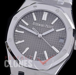 AP15510-013 ZF AP15510ST 50th Anniversary Royal Oak Automatic SS/SS Grey Asian Clone Calibre 4302 28800bph