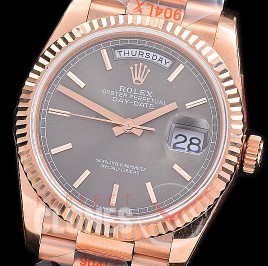 0.0 0 0 0 0 0 R36DDR00302S BPF Extra Weighted Daydate 40mm 128235 904 Steel RG/RG Fluted Bez Grey Sticks SH 3255