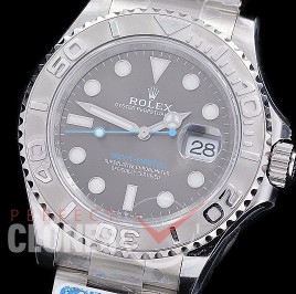 0 0 0 0 0 0 RYMEN00991 C-Plus F 904L Steel Yachtmaster 126622 Men SS/SS Rhodium Grey 3235