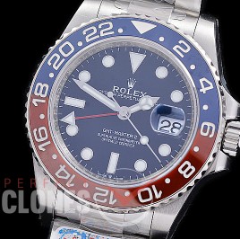 0 0 0 0 0 0 0 RLGS00974 C-PLus 904L Steel GMT 126710BLRO Pepsi SS/SS/Oyster Blue 3285 CHS