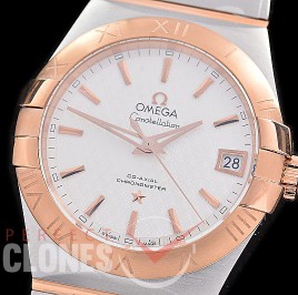 0 0 0 0 OMCON-39-166 M+S-F Constellation Co Axial RG/RG White Texturized Sticks Calibre 8500 Superclone