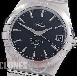0 0 0 0 OMCON-39-102 M+S-F Constellation Co Axial SS/SS Black Sticks Calibre 8500 Superclone