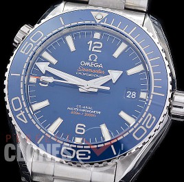 0 0 0 0 0 OMCPO435-023S M+S-F Seamaster Planet Ocean 43.5mm Blue SS/SS Calibre 8900 Superclone - 72 Hours Reserve 