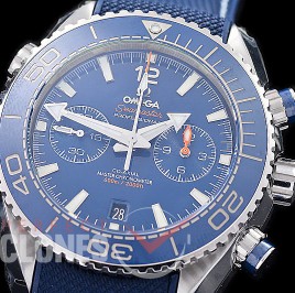 0 0 0 0 0 OMCPOC45-003R M+S-F Planet Ocean Chrono SS/RU Black A-7750 Mod to Calibre 9900 Functions 