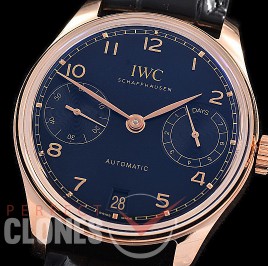 0 0 0 0 0 0 IWP7D00017 APS-F Portugieser Automatic 42 7 Days IW501707 YG/LE Black A-52011