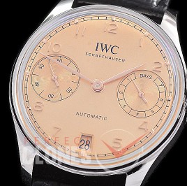 0 0 0 0 0 0 IWP7D00015 APS-F Portugieser Automatic 42 7 Days IW501705 SS/LE Sparkling Beige A-52011