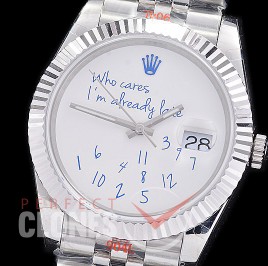 0 0 0 0 0 R41DJS-3235-258 GMF 904L Mad Paris X Colette Collaborate on “Who Cares Edition” Datejust 41mm 126334 SS/SS White VR 3235 