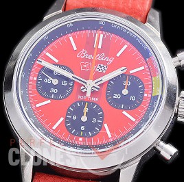 BLTT-153L Top Time B01 Chervolet Corvette Chronograph Limited Edition SS/SS Red Sticks Asia 7750 