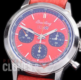 BLTT-154L Top Time B01 Chervolet Corvette Chronograph Limited Edition SS/SS Red Sticks Asia 7750 