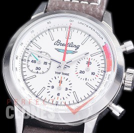 BLTT-151L Top Time B01 Ford Thunderbird Chronograph Limited Edition SS/SS White Sticks Asia 7750 