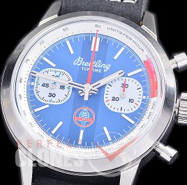BLTT-121L Top Time Cobra Chronograph Limited Edition SS/SS Blue Sticks Asia 7750 