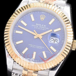 R41DJT-204 NF 904 Steel 126333 SS/YG Fluted/Jubilee Blue Sticks A-2813 - Special Offer 
