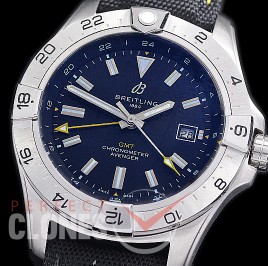 0 0 0 0 0 0 BLSA-44-102N ANF/OXF Avenger Automatic GMT Code Yellow 44mm SS/NY Black Sticks Asia 2836