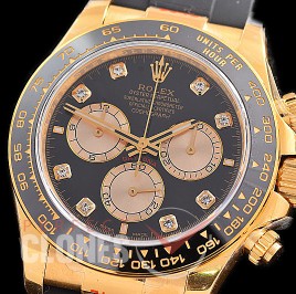 0 0 0 0 0 0 RLDF-126518-518R BPF 904L Steel Daytona 126518LN YG/CER/RU Black Diamonds 4131 Superclone - Lite Version 