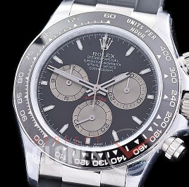 0 0 0 0 RLDS-126519-102RW QF 904L Steel Daytona 126519LN SS/RU Black Sticks 4131 Superclone - 72 Hours Power Reserve Movement / Extra Weighted