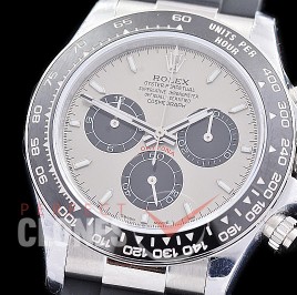 0 0 0 0 RLDS-126519-103RW QF 904L Steel Daytona 126519LN SS/RU Dark Rhodium Grey Sticks 4131 Superclone - 72 Hours Power Reserve Movement / Extra Weighted