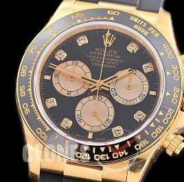 0 0 0 0 0 0 RLDF-126518-118RW QF 904L Steel Daytona 126518LN YG/CER/RU Black Diamonds 4131 Superclone - 72 Hours Power Reserve Movement / Extra Weighted