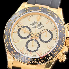 0 0 0 0 0 0 RLDF-126518-105RW QF 904L Steel Daytona 126518LN YG/CER/RU Champagne Gold Sticks 4131 Superclone - 72 Hours Power Reserve Movement / Extra Weighted