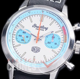 BLTT-102L Top Time Deus Chronograph Limited Edition SS/SS White Sticks Asia 7750