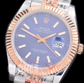 R41DJTR-204 NF 904 Steel 126331 SS/RG Fluted/Jubilee Blue Sticks A-2813 - Special Offer 
