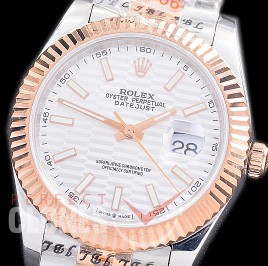 R41DJTR-207 NF 904 Steel 126331 SS/RG Fluted/Jubilee White Fluted Sticks A-2813 - Special Offer 