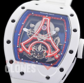 0 0 0 0 0 0 RM052-01-001 JBF RM 052-01 Paris St Germain PSG Limited Ed NTPT/RU Skeleton Real Tourbillon Movt
