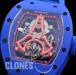 0 0 0 0 0 0 RM052-01-002 JBF RM 052-01 Paris St Germain PSG Limited Ed NTPT/RU Skeleton Real Tourbillon Movt