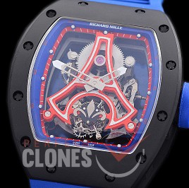 0 0 0 0 0 0 RM052-01-003 JBF RM 052-01 Paris St Germain PSG Limited Ed NTPT/RU Skeleton Real Tourbillon Movt