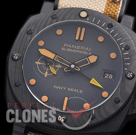 0 0 0 0 0 PN1513AA01 XF/VSF Pam 1513 AA Series QuarantQuattro GMT Navy Seals Luminor Submersible FC/NY Black VS P900