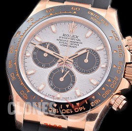 0 0 0 0 0 0 RLDFR-4130-859RW QF V11 904L Steel Daytona 116515LN RG/CER/RU Meteorite Sticks 4130 Superclone - 72 Hours Power Reserve Movement / Extra Weighted 
