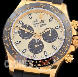 0 0 0 0 0 0 RLDF-4130-855RW QF V11 904L Steel Daytona 116518LN YG/CER/RU Gold Sticks 4130 Superclone - 72 Hours Power Reserve Movement / Extra Weighted 