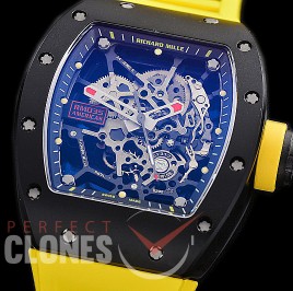 0 0 0 0 0 0 RM035-02-051A KVF RM035 Americas Black Toro Ceramic Limited Edition CER/RU Skeleton Asian Clone Calibre RMUL-1 - 55 Hrs Power Reserve 