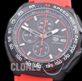 0 0 0 0 0 0 0 TGF1-ORRB-00116R Oracle Red Bull Racing Special Ed Chronograph PVD/RU Black/Red OS 20 Qtz