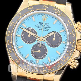 0 0 0 0 0 0 RLDF-126518-109RW QF 904L Steel Daytona 126518LN YG/CER/RU Tiffany Blue Sticks 4131 Superclone - 72 Hours Power Reserve Movement / Extra Weighted