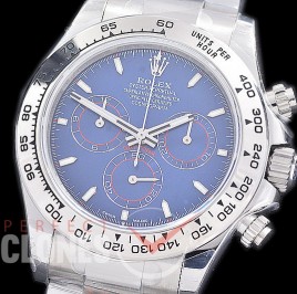 0 0 0 0 RLDS-126509-154 QF 904L Steel Daytona 126509 SS/SS Blue Sticks 4131 Superclone - 72 Hours Power Reserve Movement