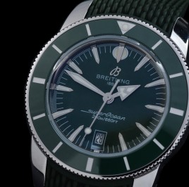 0 0 0 0 0 0 0 BLSF-H42-102 ANF/OXF Heritage B31 Automatic SS/RU Green A-2824 Bundle with Mesh Bracelet