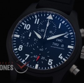 0 0 0 0 0 0 0 0 IWP00096 APS-F Pilot Top Chronograph Special Edition CER/RU Black A-7750 