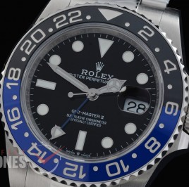 0 0 0 0 0 0 0 0 0 0 0 RLGS00722 QF 904L Steel GMT 126710BLNR Batman SS/SS Oyster Black DD 3285 CHS Free Sprung 