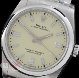 0 0 0 0 0 0 RLOY-36-001 QF 904 Steel Osyter Perpetual 36mm 126000 SS/SS Silver Sticks Asian Clone DD 72 Hours Reserve - 3230 Free Sprung Movement 