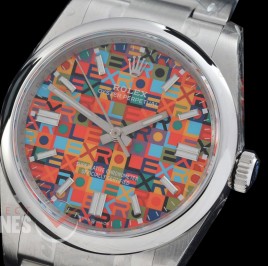 0 0 0 0 0 0 RLOY-36-012 QF 904 Steel Osyter Perpetual 36mm 126000 SS/SS Jubile Mortifi Sticks Asian Clone DD 3230 72 Hours Reserve - Free Sprung Movement 