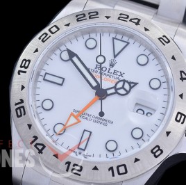 0 0 0 0 0 0 0 0 0 0 RLEX00701 QF 904L Steel 226570 CHS Explorer II SS/SS White DD 3285 72 Hours Reserve - Free Sprung Movement 