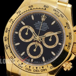 0 0 0 0 0 0 0 RLDF-126508-012 UFO-F 904L Steel Daytona 126508 YG/YG Black Sticks 4131 1-1 Free Sprung Balance Superclone - 72 Hours Power Reserve Movement 