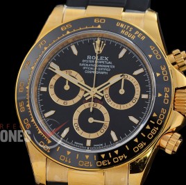 0 0 0 0 0 0 RLDF-126518-102RW QF 904L Steel Daytona 126518LN YG/CER/RU Black Sticks 4131 Superclone - 72 Hours Power Reserve Movement / Extra Weighted